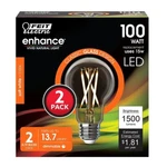 Feit Electric A100cl927ca/fil/2 Filament Enhance Led Bulbs A19 Lamp, 100 W Equiv. Fixed Price $10.99.