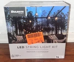Bulbrite Outdoor/indoor 14 Ft. Plug-in Edison Bulb S14 Led String Light W/bulbs. Fixed Price $22.19.