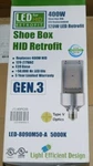 New Light Efficient Design Led-8090m50-a Shoe Box Wallpack Led Retrofit. Fixed Price $199.95.
