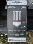 Keystone Kt-led100pshid-ex39-8csb-d, Hid Led Lamp, Ex39 Mogul Base, Color Select. Fixed Price $79.99.