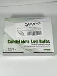 Gezee 12w Led Candelabra Light Bulb 4 Pack Non-dimmable E-12. Fixed Price $22.99.