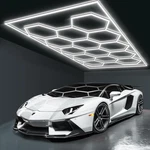 Hexagon Garage Lights Honeycomb Led Hex Light, 672w, 80640lm, 6500k Super Bright. Fixed Price $201.99.