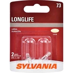 Sylvania - 73 Long Life Miniature Bulb, Ideal For Courtesy, Seat Belt And More. Fixed Price $14.41.