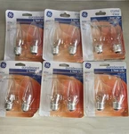 6 Packs, 12 Bulbs Ge 40 Watt Auradescent Multi-use Decorative F Type. Fixed Price $99.99.