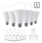 Debaobulb6 Pack Rechargeable Emergency Light Bulbs, Battery Powered Led. Fixed Price $54.50.