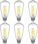 Sigalux Edison Bulbs, E26 Led Bulb St58 6 Count (pack Of 1), Soft White. Fixed Price $25.07.