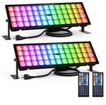 2 Pack 72w Black Light Bar Led Blacklight With Plug And Switch Flood. Fixed Price $42.66.