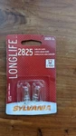 Sylvania 2825 Long Life 2 Lamps. Fixed Price $6.00.