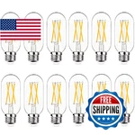 Notoc Dimmable E26 Led Bulb 6w, 60w Equivalent, Tubular Edison 4000k Daylight 12. Fixed Price $58.02.
