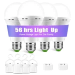 Lhzheng Emergency-rechargeable-light-bulb, Stay Lights Up Zs-4pack, White. Fixed Price $40.50.