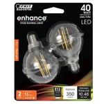 Feit Electric Enhance Vivid Natural 3.8w Led Light Bulb 40 Watt E12 Dim. Fixed Price $7.99.