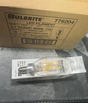 20 Bulbrite 5 Watt B11 Dimmable Candelabra (e12) Led Bulb 776204 / 861687 3000k. Fixed Price $60.00.