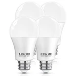 Gonhom 3 Way Led Light Bulbs 50 100 150w Equivalent, 4 Pack, Daylight White. Fixed Price $26.64.