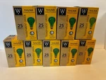 9 Westpointe Transparent Green A19 Indoor / Outdoor Party Bulbs 25 Watt. Fixed Price $34.99.