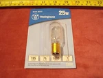 (0620.) Appliance Bulb 25w Bayonet Base T-8-westinghouse. Fixed Price $9.92.