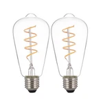 Shuwdkar 12v Led Edison Bulbs E26 Medium Base 40w St64-clear 4w 2700k 2pack. Fixed Price $25.59.