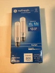 2pk Ge Decorative 60-watt 8.5w T10 Medium Base Led Daylight Dimmable Hd Lighting. Fixed Price $10.00.