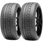 (qty 2) 225/40r18 Falken Ziex Ze960 A/s 92w Xl Black Wall Tires. Fixed Price $268.98.