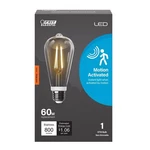Feit St19 E26 (medium) Led Motion Activated Bulb Soft White 60 Watt Equivalence. Fixed Price $18.73.