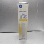 Ge Soft Warm Light 4-pin 18w Plug-in Cfl 2700k (f18dbx/827/eco-ltp) 5.8" Bulb. Fixed Price $4.98.