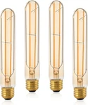 Vctc Lighting Dimmable T10 Long Light Bulb,e26 Base Amber Vintage Edison. Fixed Price $49.92.