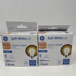 Ge Soft White 40w Led Light Bulbs Classic Shape 4-pack Dimmable 320 Lumens. Fixed Price $13.99.