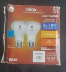 Ge Relax R20 Soft White 45-watt Indoor Flood Dimmable 2 Pk Bulbs. Fixed Price $12.98.