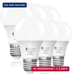 Evelor 6-pack A19 Led Light Bulbs,60 Watt Equivalent Daylight 5000k With E26 Bas. Fixed Price $14.55.