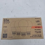 60-watt Equivalent A19 Non-dimmable Led Light Bulb Soft White (4-pack). Fixed Price $9.89.