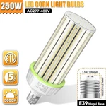 480v 250w Led Corn Light Bulbs E39 Base Commercial Warehouse High Bay Lighting. Fixed Price $99.26.