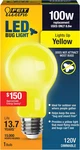 Feit Electric A19 Outdoor Led Bug Light, 100-watt Equivalent, Dimmable Light. Fixed Price $17.95.
