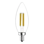 100.0-watt Equivalent B12 Candelabra Base Blunt Tip Led Light Bulb Clear Dayligh. Fixed Price $20.79.
