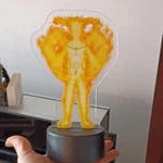 Anime Character Avatar 3d Led Color Changing Night Light, Usb/battery, Orange. Fixed Price $5.00.