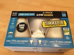 3-pk Feit R30 Light Bulbs Dimmable Frost Reflector Recessed/flood 65w. Fixed Price $13.00.