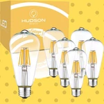 Hudson Vintage Led Edison Light Bulbs 60w (6 Pack)- E26/e27 Base 5000k Dimmable. Fixed Price $42.99.