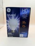 Ge Reveal 40 Watt Light Bulbs Enhanced Spectrum 4 Bulb Pack New ! Tested!. Fixed Price $26.99.