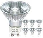 Vinaco Gu10 C 120v 25w Bulb Candle Warmer, 6 Count (pack Of 1), Clear Glass. Fixed Price $22.59.
