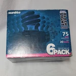Sunlite 75w Uv Blacklight Spiral Cfl Fluorescent Light Bulb Blue 5 Pack Tested. Fixed Price $35.97.