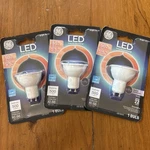 Lot 3 Ge Led 50w Replacement 7w Indoor Floodlight Bright White 12v Dimmable 500l. Fixed Price $18.00.