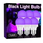 Onforu 15w Led Black Light Bulbs, A19 E26 Blacklight Bulb 120w Equivalent, Purp. Fixed Price $34.77.