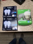 Lot 5 Led 3-ge Reveal 60 Watt Eq A19 Enhancing Dimmable Light Bulb 60w 2-100w Lu. Fixed Price $14.17.