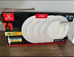 Globe 91494 Aluminum 120v 12w 800 Lm. Led Recessed Lighting Kit 1 H X 6 W In.. Fixed Price $80.00.