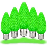 Novelty Lights C9 Led Christmas Light Bulbs, Green 25. Fixed Price $60.66.
