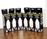 Lot Of 6 Sunlite Compact Fluorescent E12 Torpedo Bulbs 65700 Tip 14 W. Fixed Price $26.95.