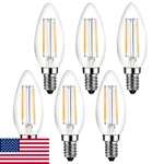 Beonllay E14 Led Candelabra Bulbs, 25w Eq (2w), 110v 2700k - 6 Pack. Fixed Price $25.48.