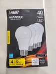 Feit Electric Enhance A19 (medium) Led Bulb Bright White 40 W 4 Pc.. Fixed Price $13.00.