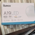 Sunco A19 Led Bulb 9w 800 Lumens 2700k Soft White Dimmable Gu24. Fixed Price $9.50.
