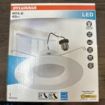 Recessed Led Downlight Kit 65w Equivalent Sylvania 5"/6 Efficient 10w 700 Lumen. Fixed Price $19.00.