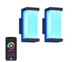 Atomi Smart Quadrata Wifi Led 2 Pack Wall Lights Sconces Home Compatible. Fixed Price $139.95.