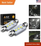 41mm/42mm Led Festoon Bulbs 6000k 2-pack Can Bus 480 Lm 12v Interior Light. Fixed Price $19.99.